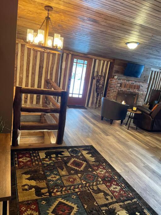 Cozy Log Cabin In 吉姆索普 外观 照片